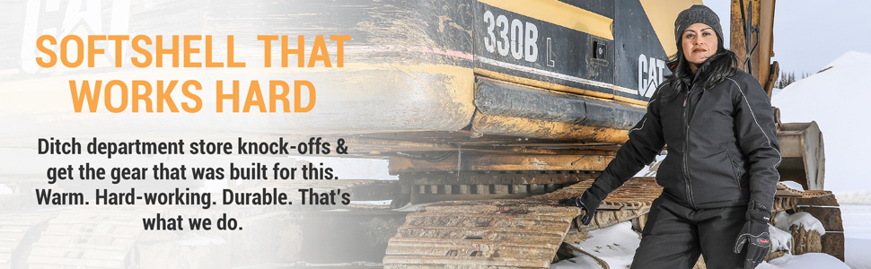 Softshell that works hard. Ditch Department store knock-offs and get the gear that was built for this. Warm. Hard-Working. Durable. That's what we do.