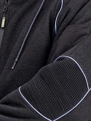 Performance Flex detail of the Extreme Hybrid Sweatshirt